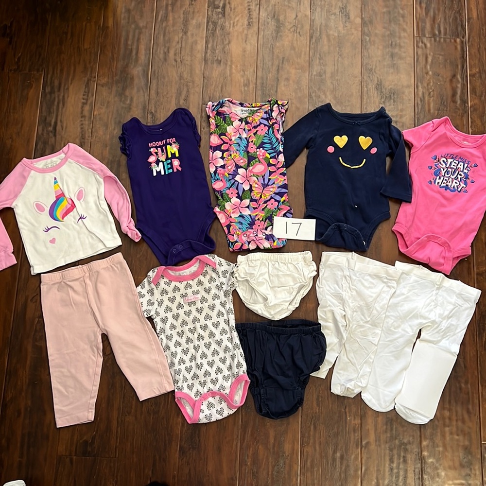 Baby Girl outfit lot